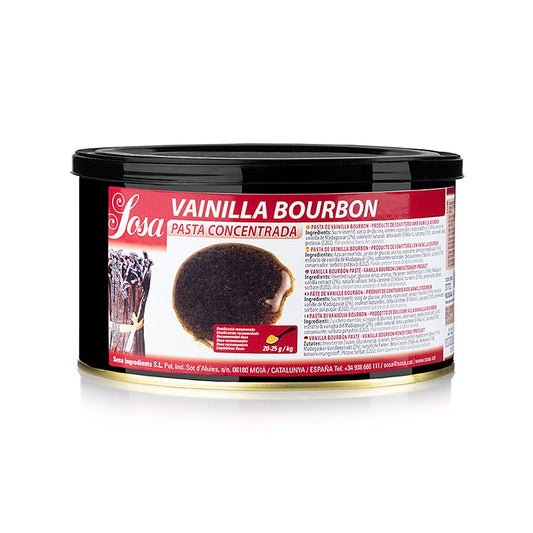 Sosa-pasta – Bourbon-vanilje, 1,5 kg