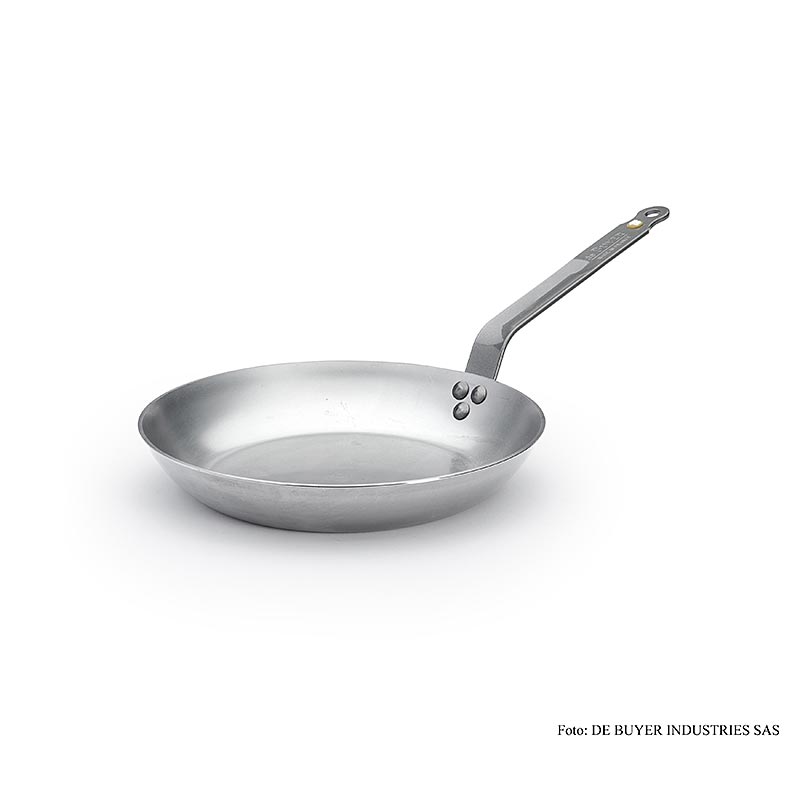 deBUYER "Mineral B Element" støbejernspande "Lyonnaise", ø 28 cm, 4 cm høj, 1 st