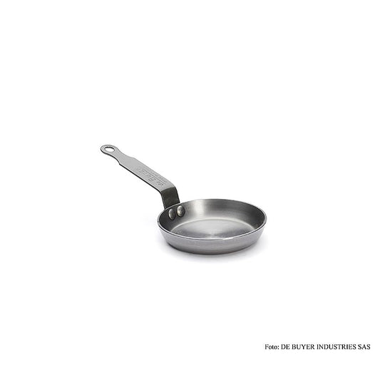 deBUYER "Mineral B Element" jernpande til blinis, ø 12 cm, 2,5 cm høj, 1 stk.