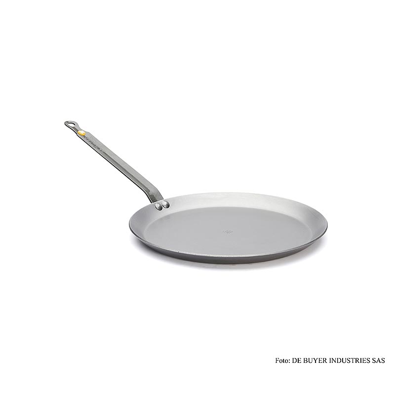 deBUYER "Mineral B Element" jernpande "Pancake", ø 26 cm, 1,5 cm høj, 1 stk