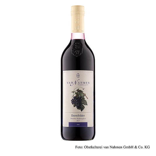van Nahmen - Dornfelder druesaft, rød, 100 % direktepresset, økologisk, 750 ml