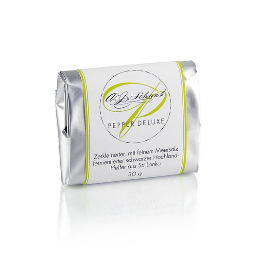 Sort peber, fermenteret med havsalt, knust, PEPPER DELUXE, 30 g