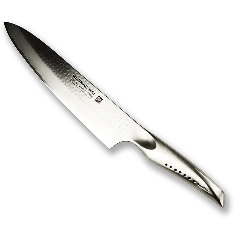 Global SAI-06 Trancheringskniv, hamret design, 25 cm, 1 stk.