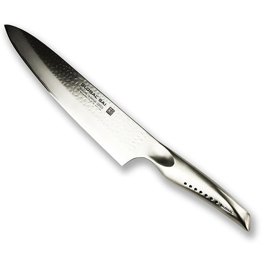 Global SAI-06 Trancheringskniv, hamret design, 25 cm, 1 stk.