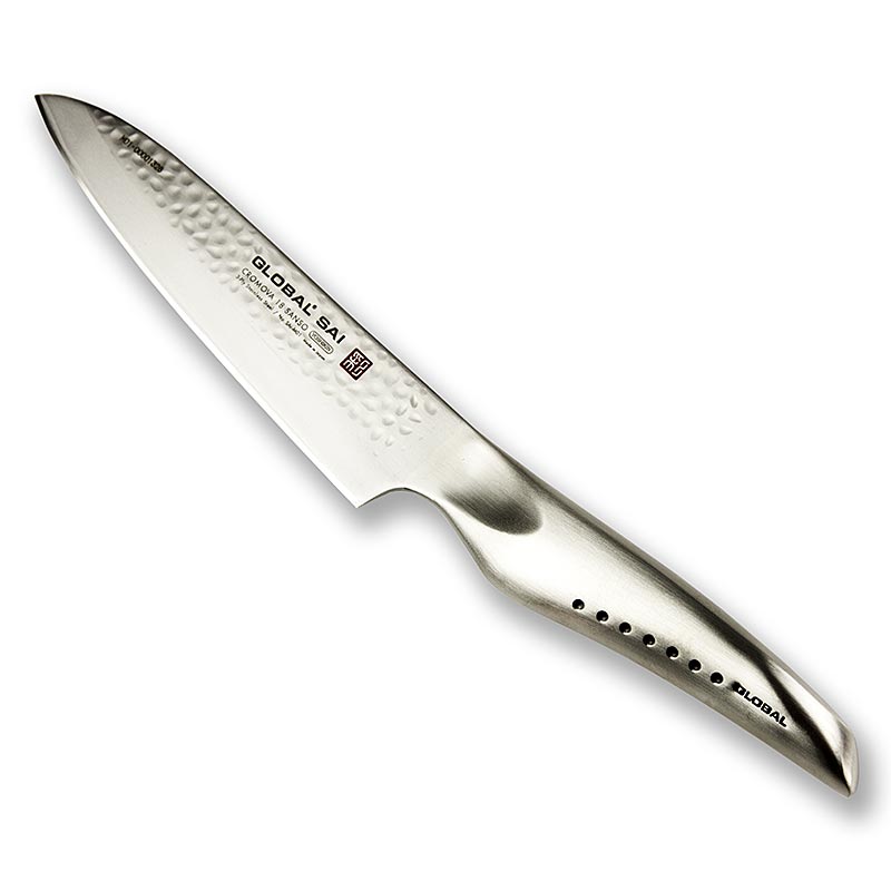 Global SAI-M01 Kokkekniv, hamret design, 14 cm, 1 stk