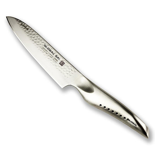 Global SAI-M01 Kokkekniv, hamret design, 14 cm, 1 stk