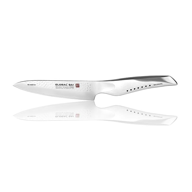 Global SAI-M02 Universalkniv, hamret design, 14,5 cm, 1 stk