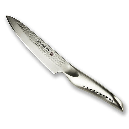 Global SAI-M02 Universalkniv, hamret design, 14,5 cm, 1 stk