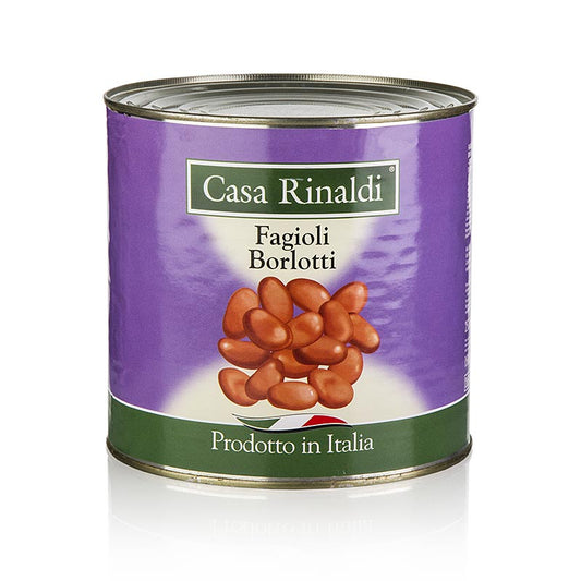Borlotti-bønner – Fagioli Borlotti, kogte, 2,6 kg