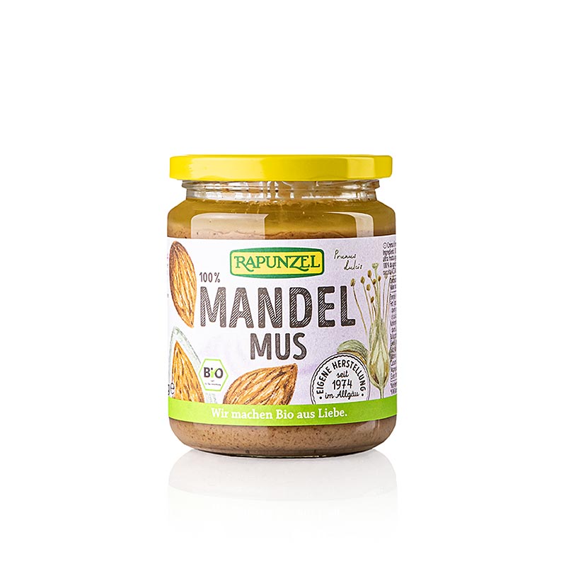 Mandelmus, brun, vegansk, Rapunzel, økologisk, 250 g