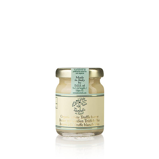 Ppura trøffelsmør med hvid trøffel, uden kunstige aromaer, Tartufi di Fassia, økologisk, 50 g