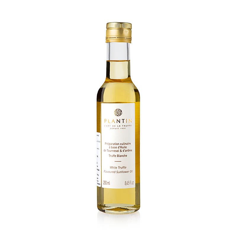 Solsikkeolie med hvid trøffelaroma (trøffelolie), Plantin, 250 ml
