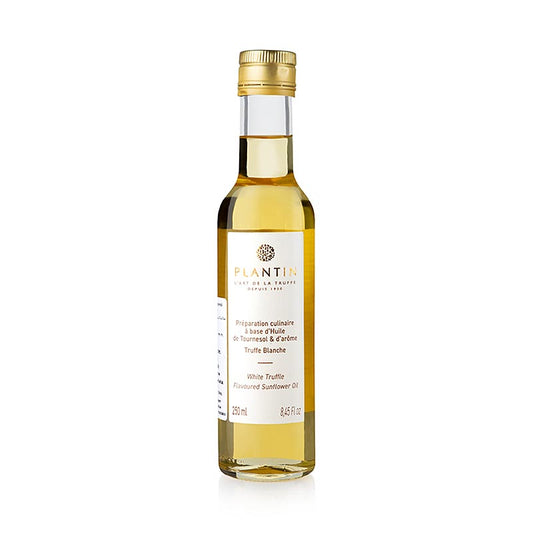 Solsikkeolie med hvid trøffelaroma (trøffelolie), Plantin, 250 ml