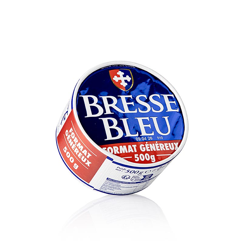 Bleu de Bresse, blød ost med hvid og blå skimmel, 500 g