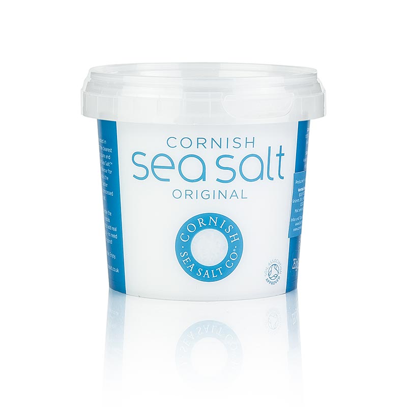 Cornish Sea Salt, havsaltflager fra Cornwall/England, 225 g