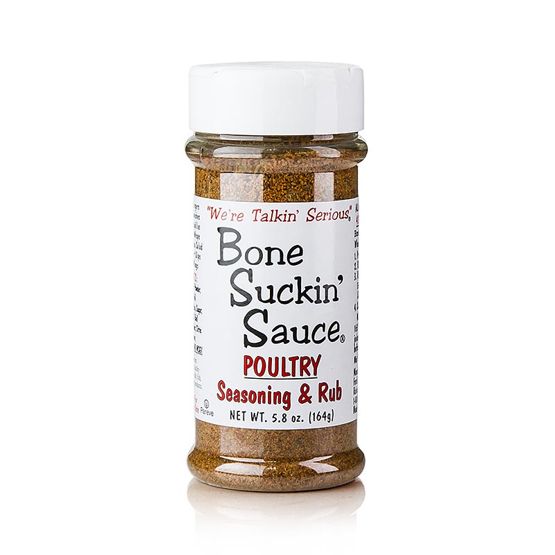 Bone Suckin´ Geflügel Seasoning & Rub´, BBQ-krydderiblanding, Ford´s Food, 164 g