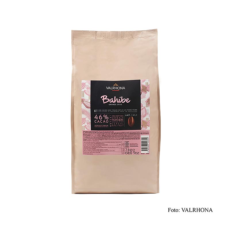 Bahibe, mælkechokolade, callets, 46 % kakao, Den Dominikanske Republik, 3 kg