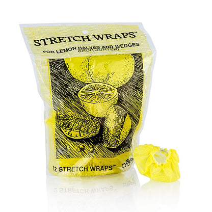 The Original Lemon Stretch Wraps – citronserviet, gul med elastik, 12 stk