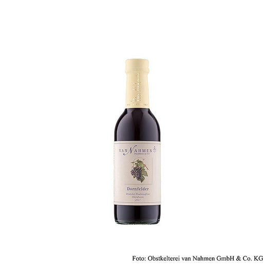 van Nahmen - Dornfelder druesaft, rød, 100 % friskpresset, økologisk, 250 ml