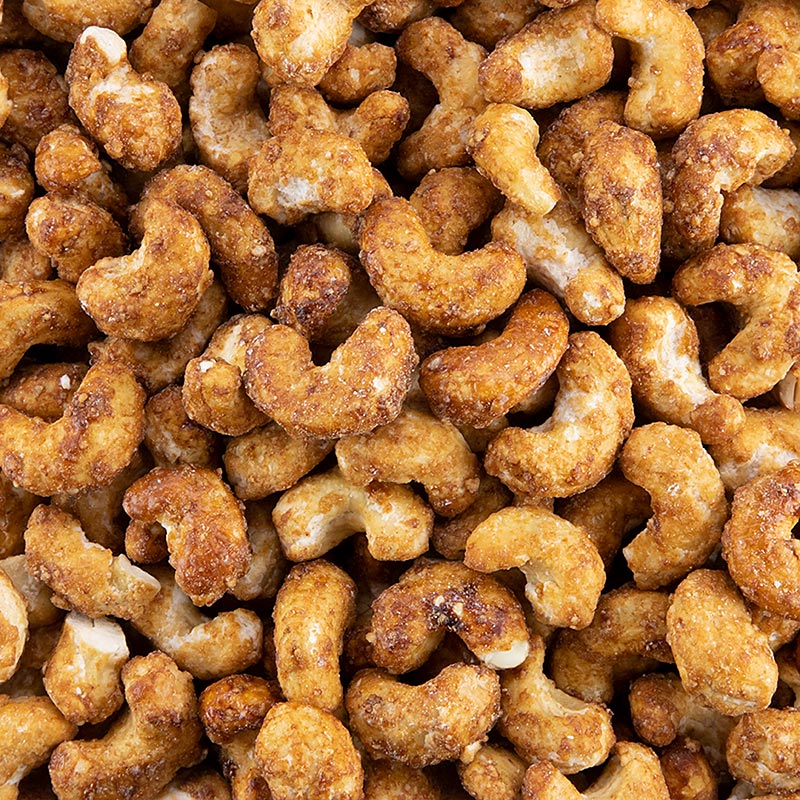 Ristede cashewnødder, med kanel og bourbonvanilje, 1 kg