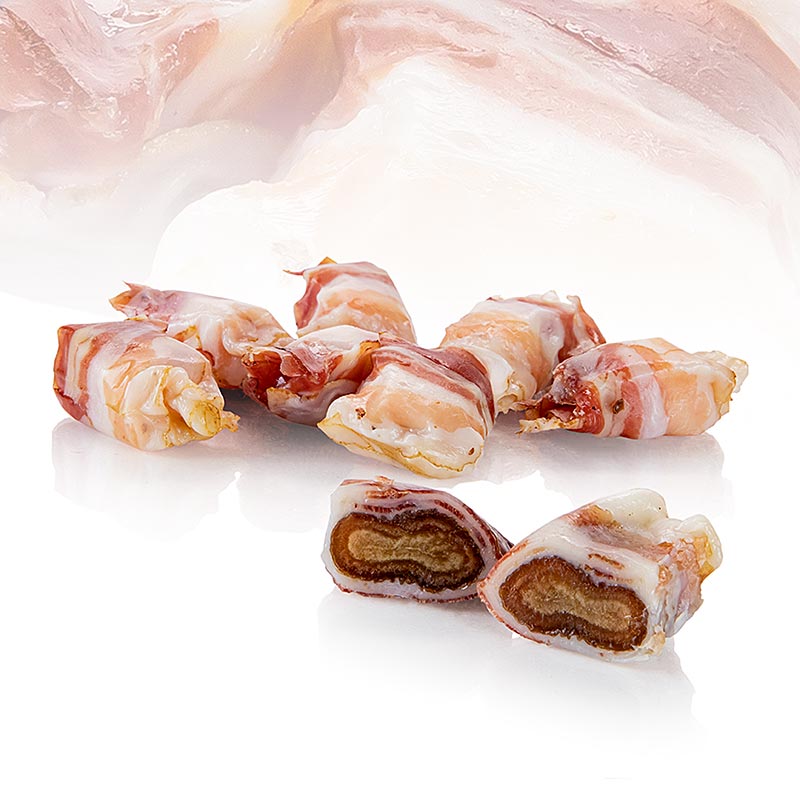 VULCANO Speckdatteln, premium bacon og dadler, fra Steiermark, 120 g