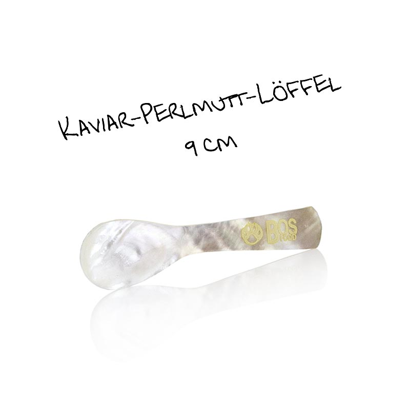 CHEF FOOD kaviar-perlemorsske, 9 cm, 1 stk