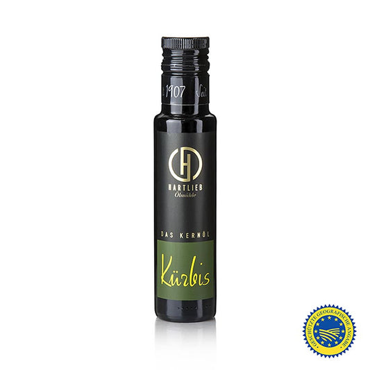 Græskarkerneolie fra Steiermark g.g.A., 100 % ren, Hartlieb, 100 ml