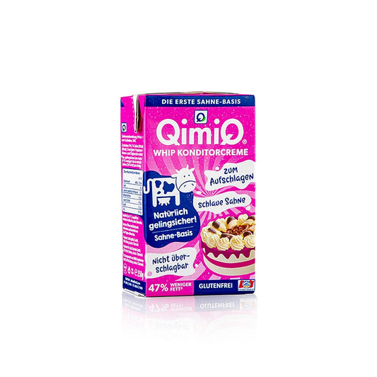 QimiQ Whip Natur, til piskning til søde og krydrede cremer, 19 % fedt, 250 g