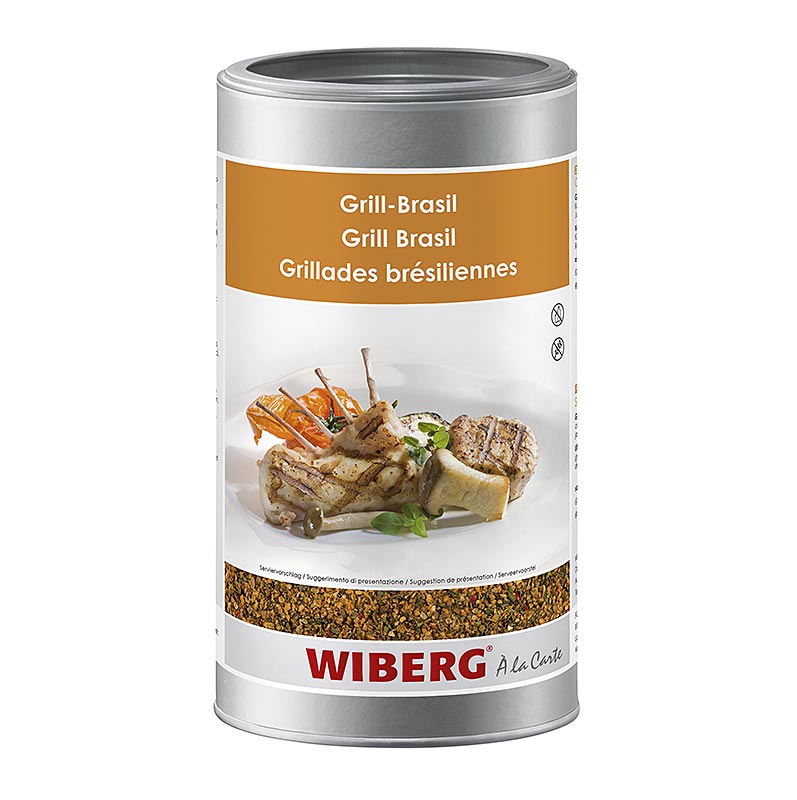 Wiberg Grill Brasil Style, krydderisalt, 750 g