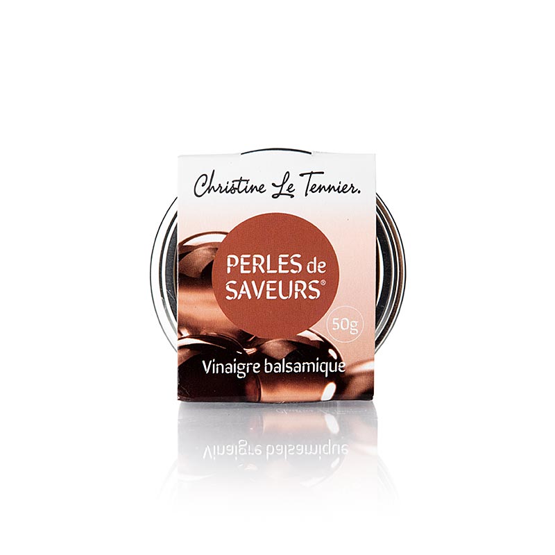 Krydderikaviar "Balsamicoeddike", perle størrelse 5 mm, kugler, Les Perles, 50 g
