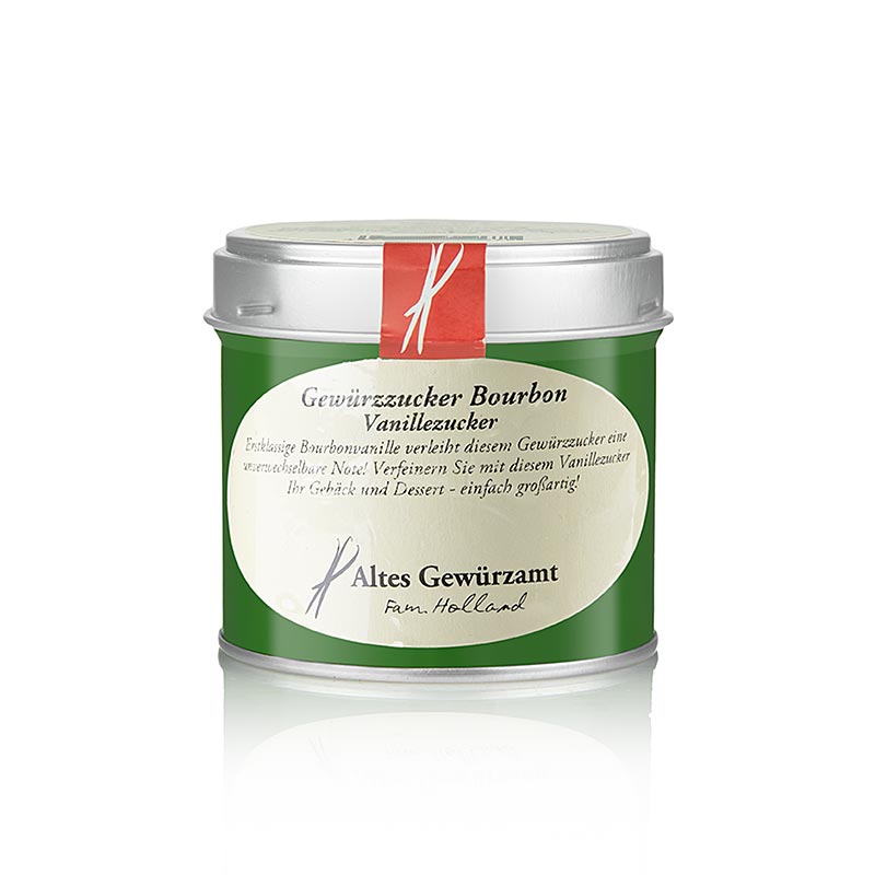 Krydderisukker "Bourbon", rørsukker med Bourbon-vanilje, Altes Gewürzamt, 150 g