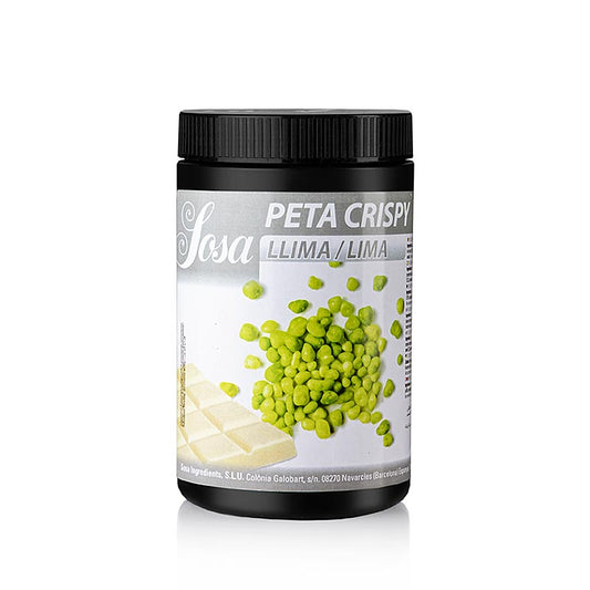 Peta Crispy (Knallbrause), lime, overtrukket med kakaosmør, vandtæt, 900 g