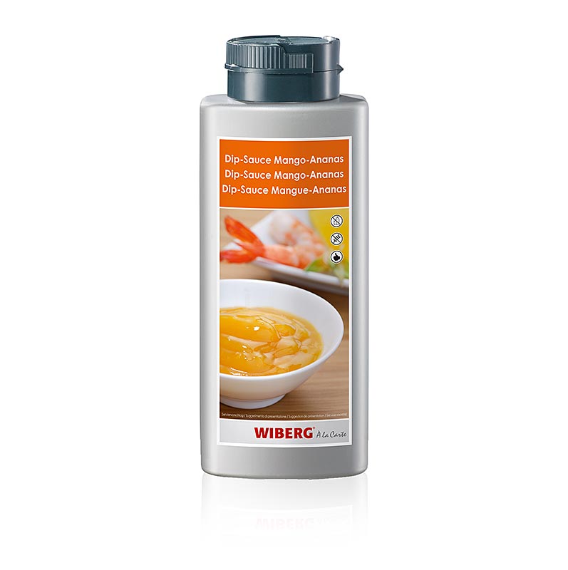 WIBERG dip-sauce mango-ananas, med karry og ingefær, 700 ml