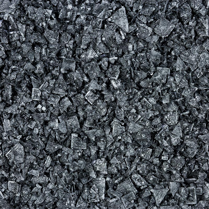 Dekorationssalt, sort, pyramideformet, Petros, Cypern, 100 g