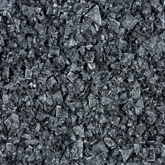 Dekorationssalt, sort, pyramideformet, Petros, Cypern, 100 g