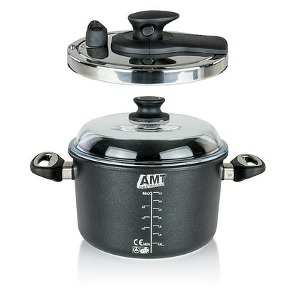 AMT Gastroguss, trykkoger med låg, induktion, ø 24 cm, 1 stk