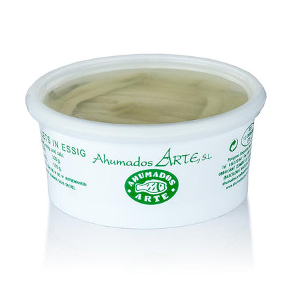 Ansjosfileter, i eddike, hvide, 350 g