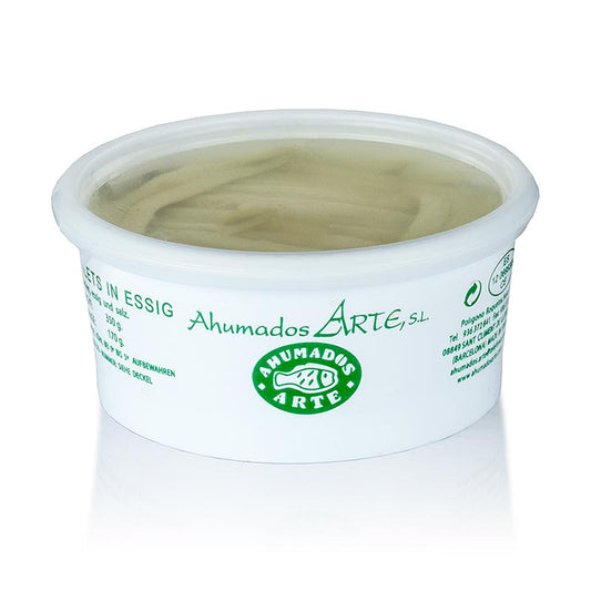 Ansjosfileter, i eddike, hvide, 350 g