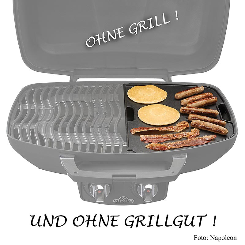 Napoleon grilltilbehør - Vendeplade i støbejern til grill TQ285 &amp; TQ285PRO, 1 St