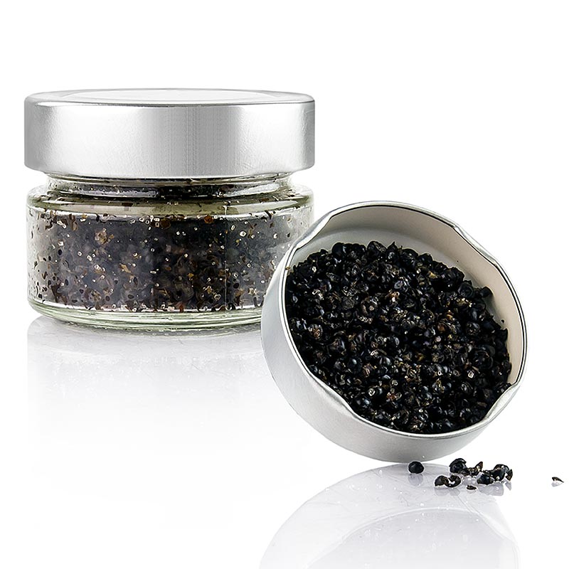 Gewürzgarten Sort peber De Luxe, fermenteret med havsalt, knust, 80 g