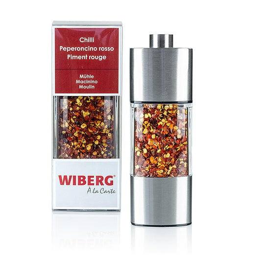 Wiberg Chili, knust, i kværn, 14 cm keramisk kværn, 50 g