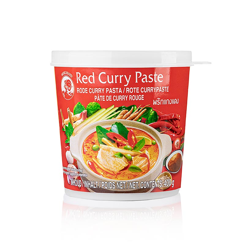 Karrypasta, rød, Cock Brand, 400 g