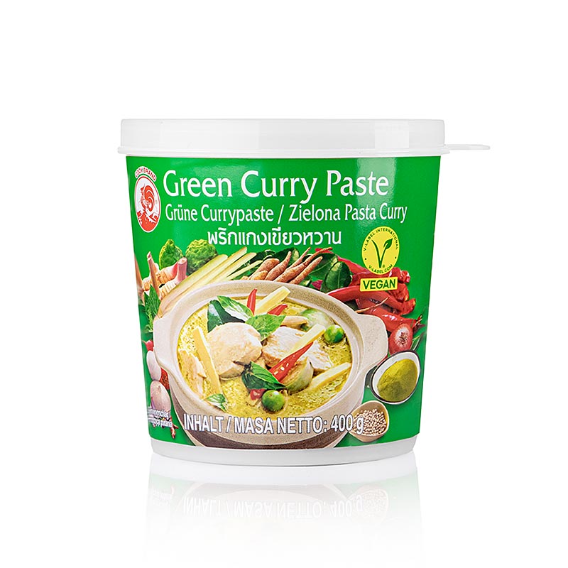 Karrypasta, grøn, Cock Brand, 400 g