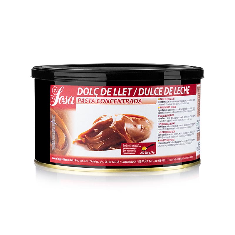 Sosa Paste - Dulce de leche (mælkekaramel), 1,5 kg