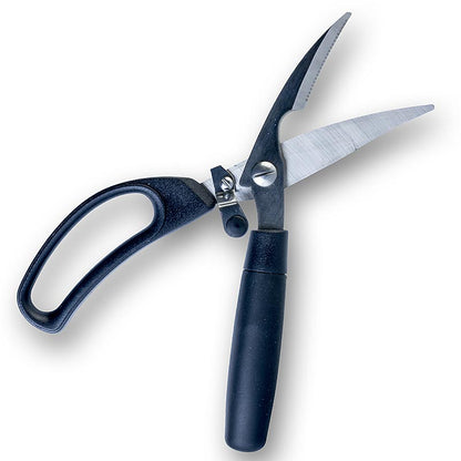Fjerkræsaks, rustfrit stål med plast "Soft Griff", 23 cm lang, 1 stk