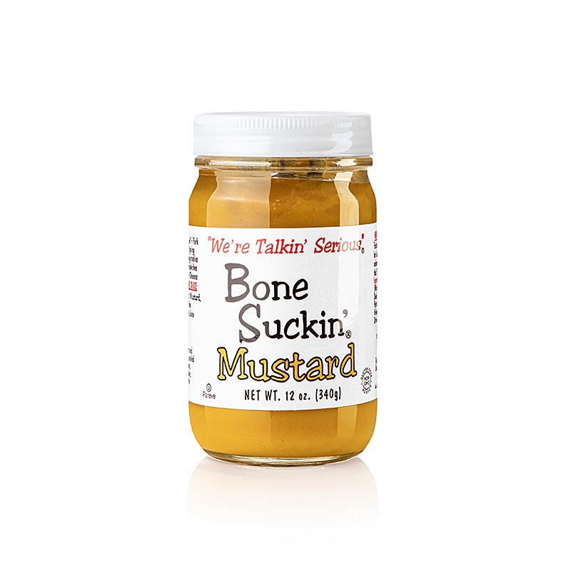 Bone Suckin´ Mustard Regular (mild), BBQ-sennep, Ford´s Food, 325 ml
