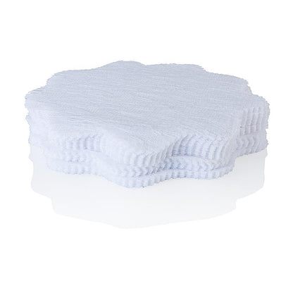The Original Lemon Wraps – citronservietter, hvide, med blå sløjfe, 100 stk