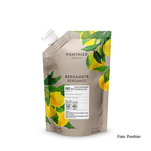 Puré – bergamot, usødet, 100 % frugt, 1 kg