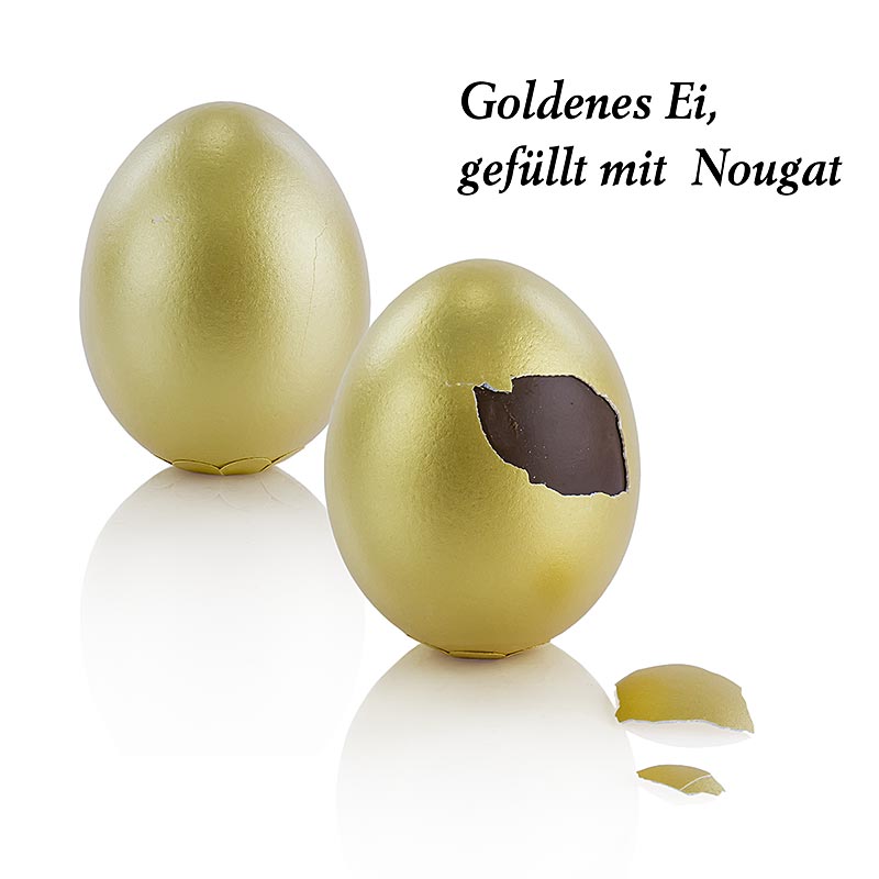 Gyldent nougat-æg, 50 g