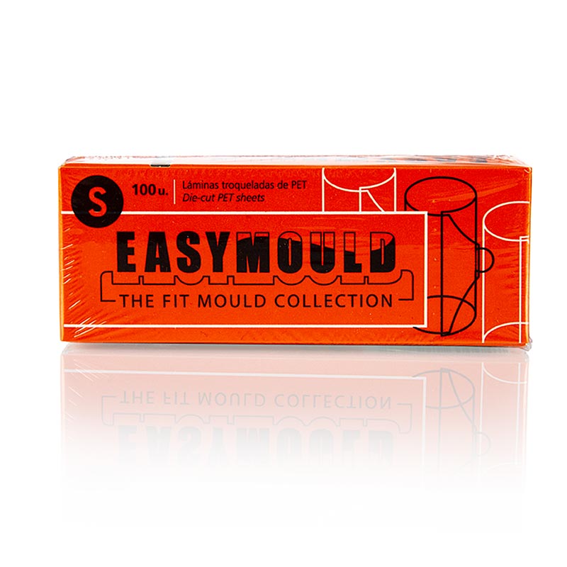 Easymould Rendondo-folie, rund, ø25x40 mm, 100% Chef (60/0004), 100 ark